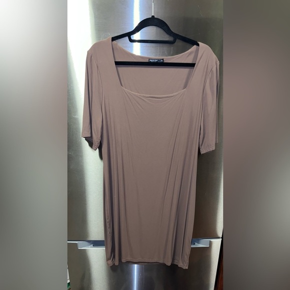 SHEIN Dresses & Skirts - Brown square neck bodycon dress SHEIN